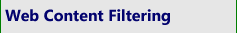 Web Content Filtering Button
